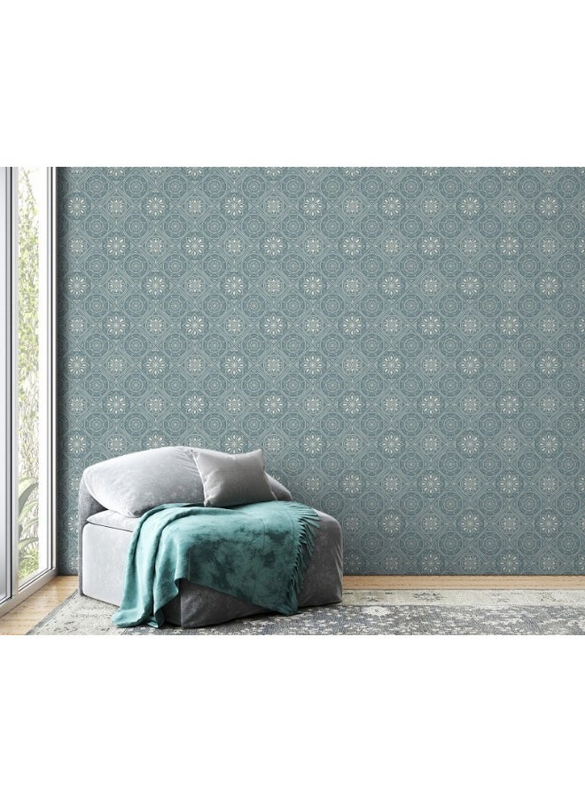 Capel Burmese Flower Fabric Wallpaper Covers An Area ​​Up To 4.2Mx3M With Adhesive  And Smoothing Tool - pzsku/ZE961104264C3DBDB28D3Z/45/_/1728393065/966c39c7-eca2-4097-a241-f6b68a311487