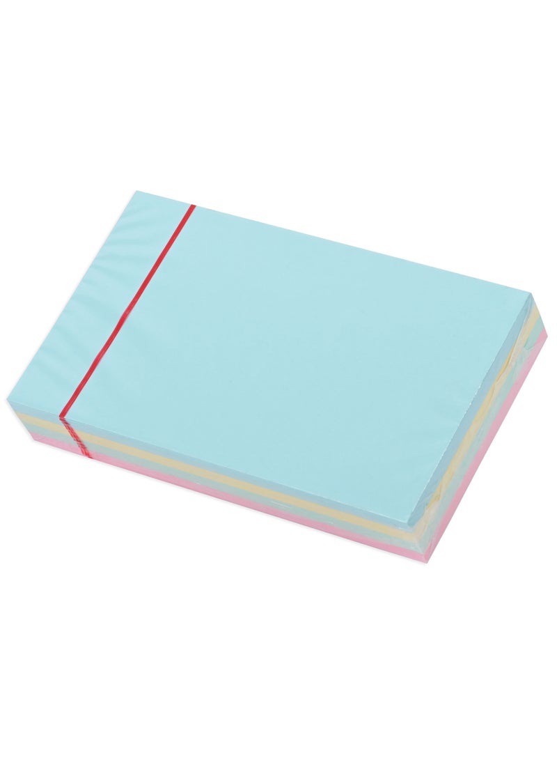FIS Record/Index Cards, 2 Side Plain, Size 5X3"(12.7x7.62cm) 180gsm, 100 Sheets, Assorted Color-FSIC53-180PASST - Image 3