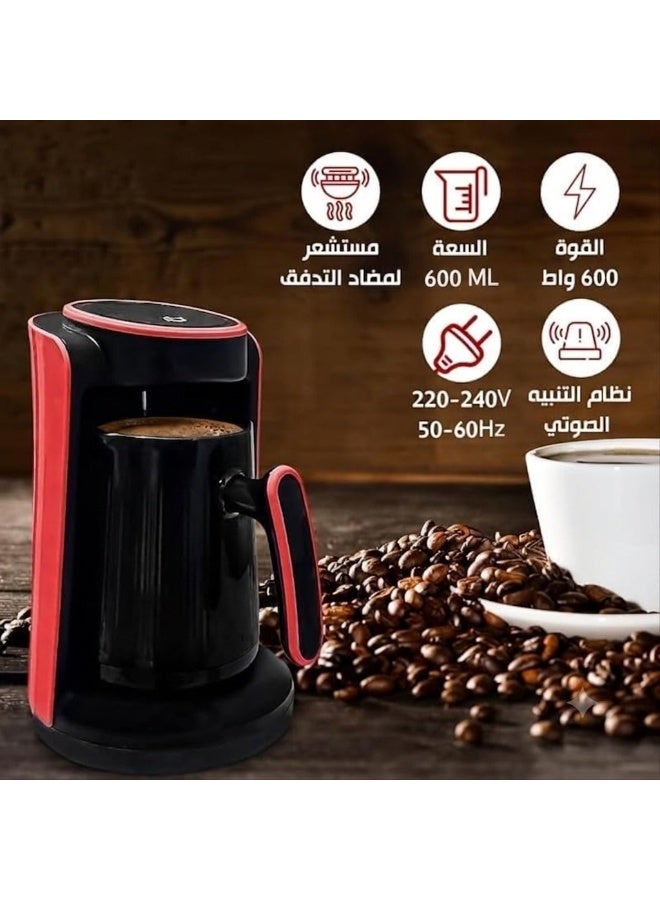Turkish Coffee Maker with Classic Design, Ergonomic Handle & Easy Pour Spout - Image 4