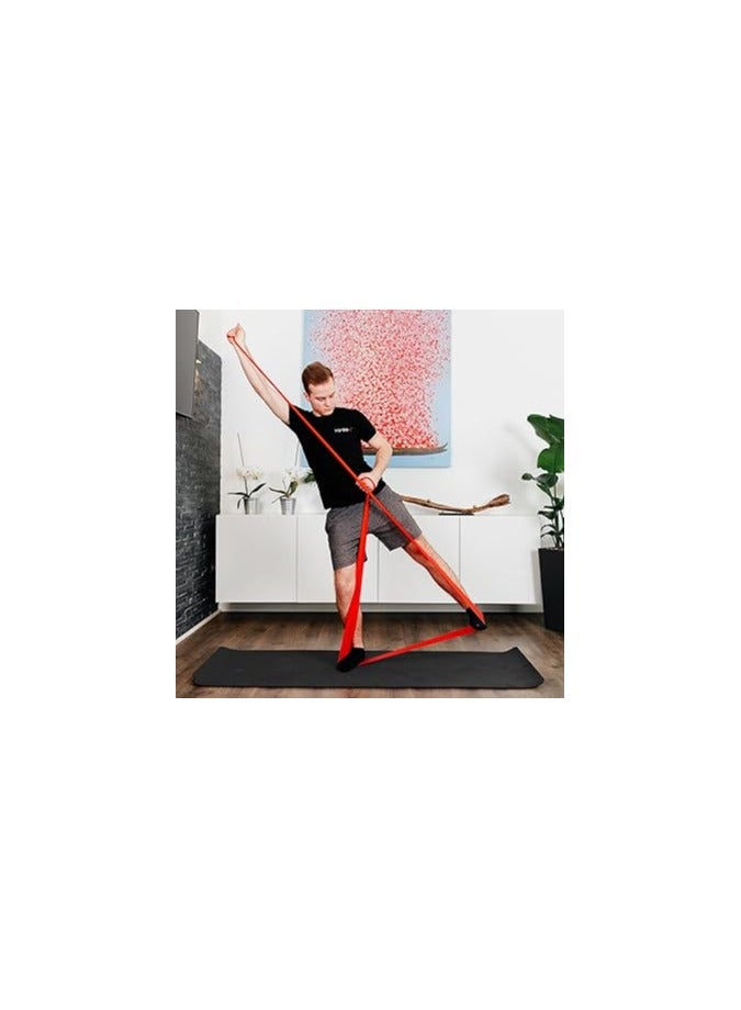 كينتيكس حزام اللياقة البدنية من كينتكس، حزام المقاومة ونقاط القوة - أحمر - Image 4