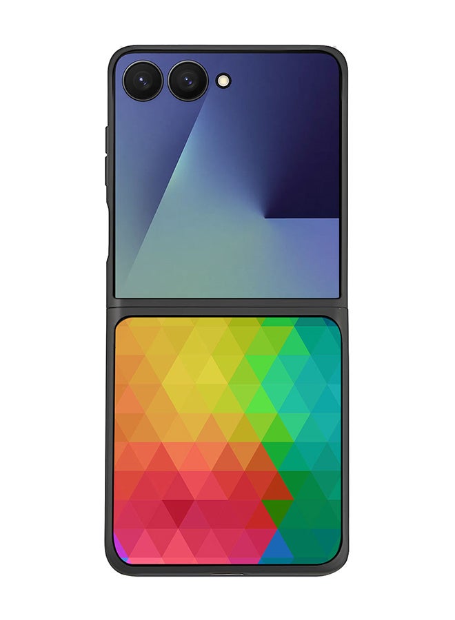 Stylizedd For Samsung Galaxy Z Flip7 Case,Slim fit Camera Protection, Shockproof Thin Phone cover  - Tropical Prism