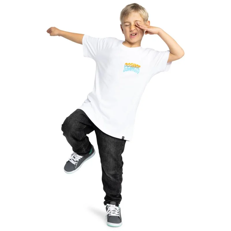 DC Shoes  Hot Box Short Sleeves T-Shirt - Kids for Men | Best Price UAE