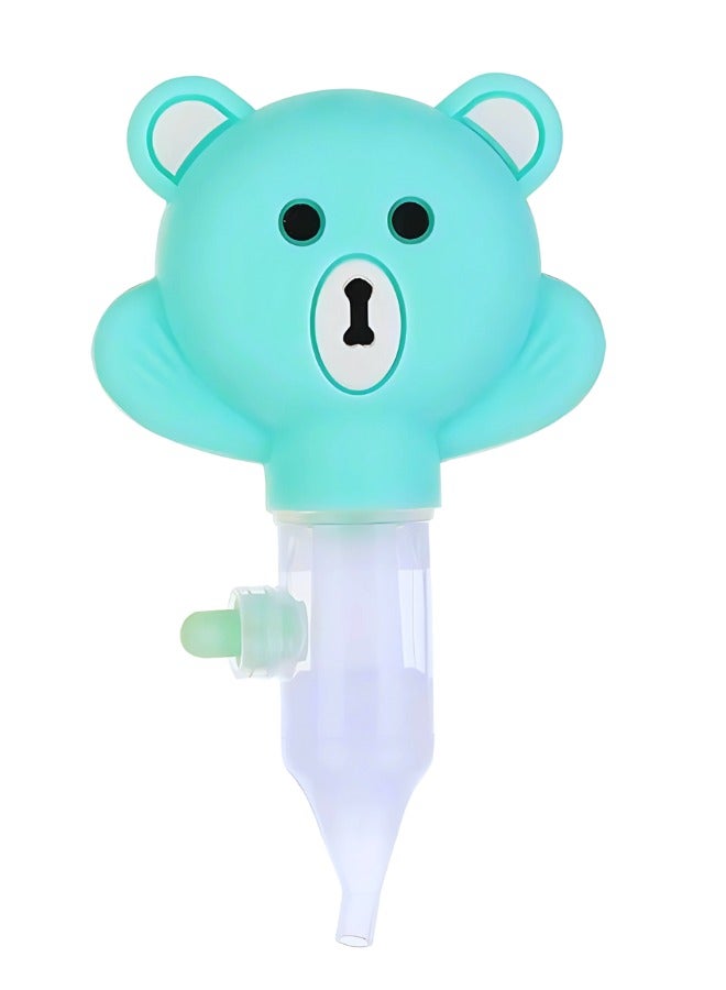 تويسو شفاطة أنف الأطفال المصنوعة من السيليكون من Twisoo - منظف أنف قابل لإعادة الاستخدام مع حماية ضد الارتجاع لحديثي الولادة والرضع، جهاز شفط مخاط آمن لتخفيف نزلات البرد (أخضر) - Image 1