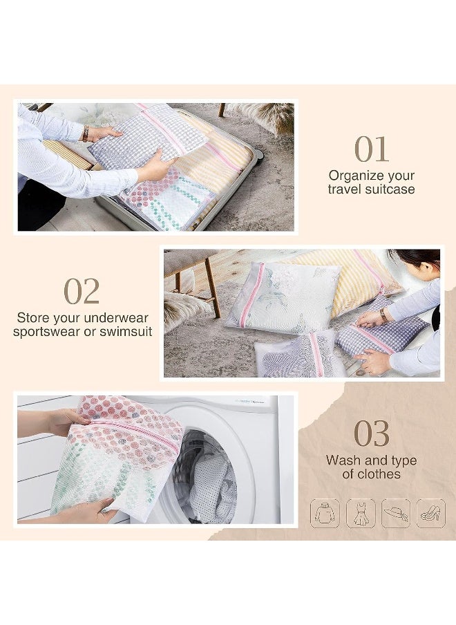Generic - Greenstell  Laundry Hamper With Wheels And Lid, 140L Large 3 Sections Clothes Hamper With 2 Types Removable Liner Bags, 6 Mesh Laundry Bags, Handwoven Divided Laundry Basket Grey - Image 1
