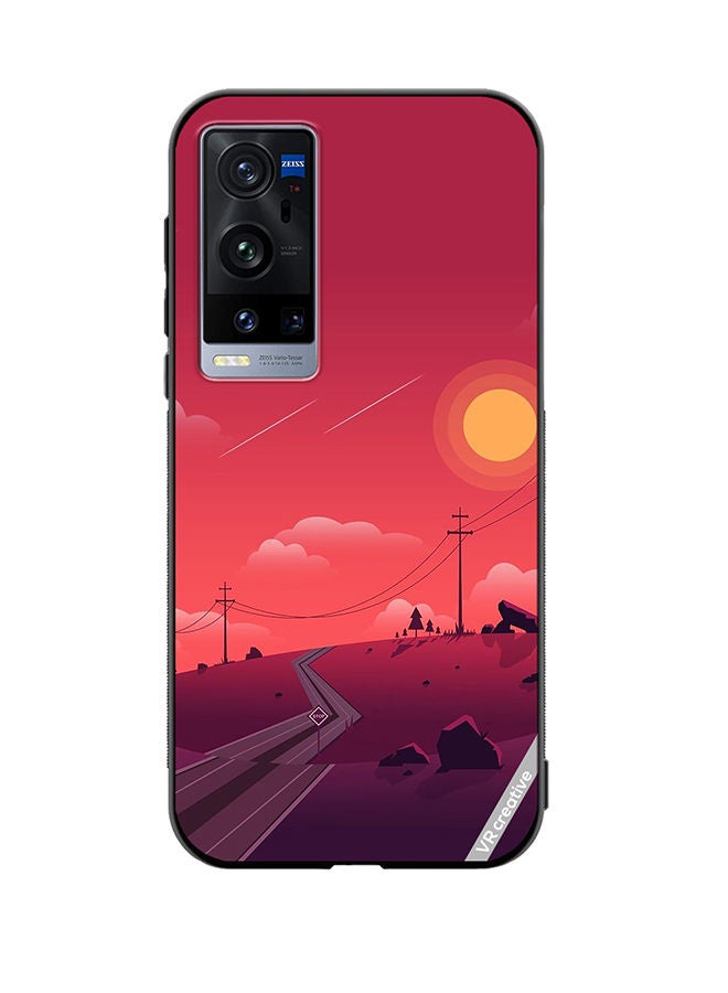 VR CREATIVE Protective Case Cover For Vivo X60 Pro Plus Nature Design Multicolour - Image 1