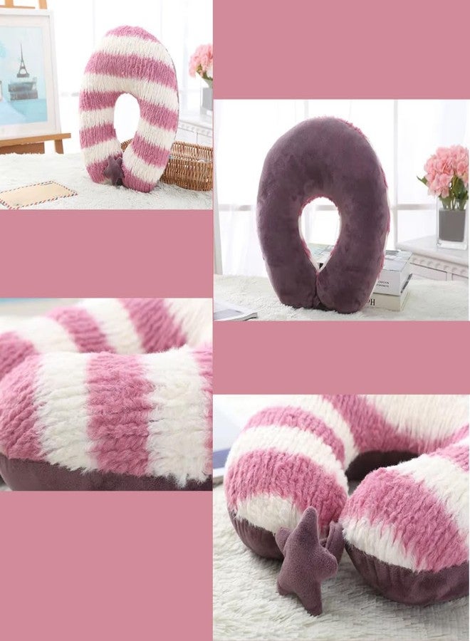 Mega Tree Memory Foam Travel Neck Pillow for Airplane, Car & Office - U Shape Ergonomic Head & Neck Support Cushion with Removable Washable Cover, Compressible Cotton Filling, Soft Plush (Grey) - Image 3