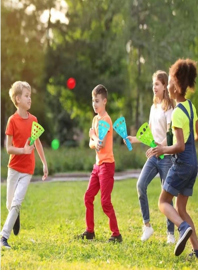 Harshiv Click & Catch Twin Ball Game (Multicolour) - Fun Pop & Catch Toy for Kids | 2 Launchers & Balls | Indoor & Outdoor Sports Gift for Boys & Girls Ages 3+ - Image 2