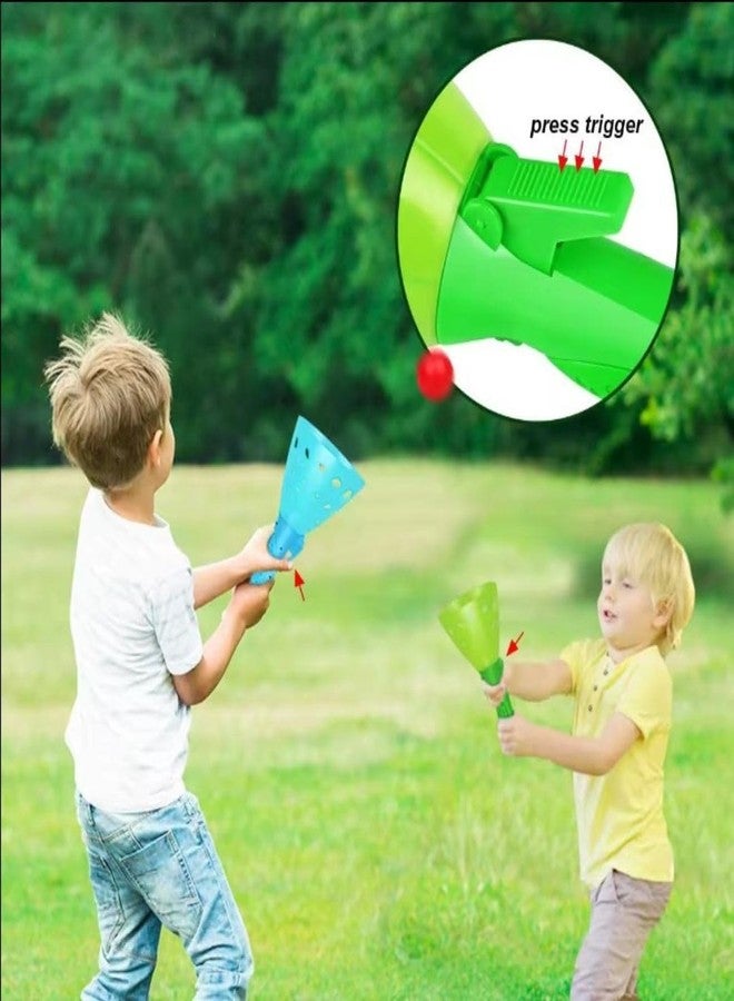 Harshiv Click & Catch Twin Ball Game (Multicolour) - Fun Pop & Catch Toy for Kids | 2 Launchers & Balls | Indoor & Outdoor Sports Gift for Boys & Girls Ages 3+ - Image 3