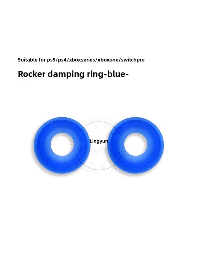 PS5 PS4 XBOX ONE Series S مقبض الروك الفطر رئيس التخميد حلقة إزالة الحساسية وسادة سيليكون وسادة-لون المنتج: أزرق - Image 1