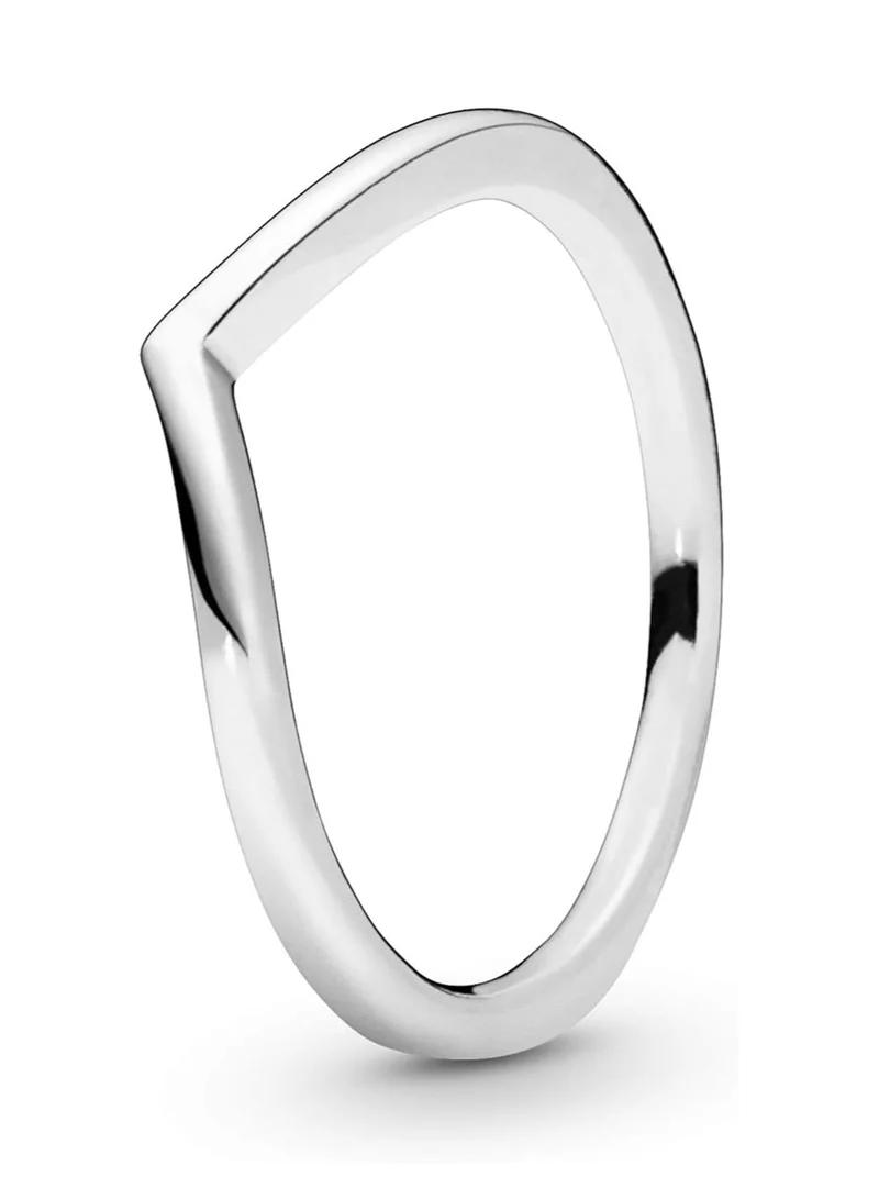 PANDORA Polished Wishbone Ring - Size 57