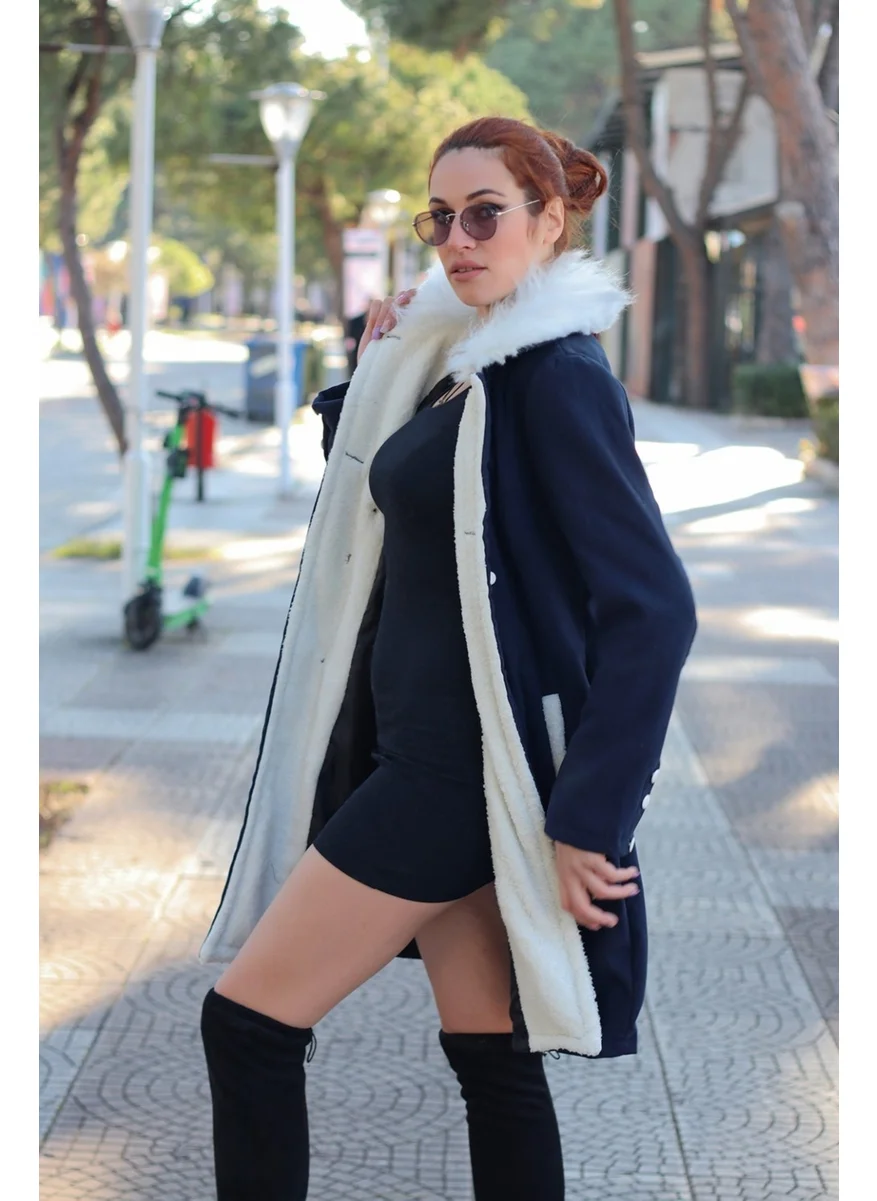Barbora Winter Casual Cashmere Women's Coat