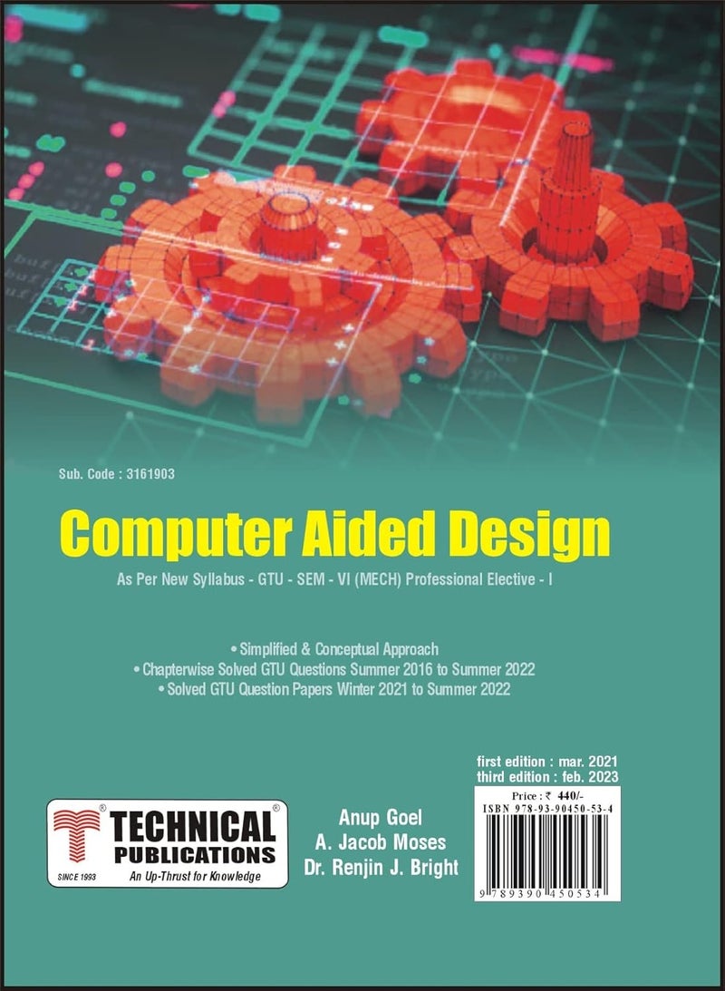 Computer Aided Design for GTU 18 Course (VI- Mech./Prof. Elec.-I - 3161903)