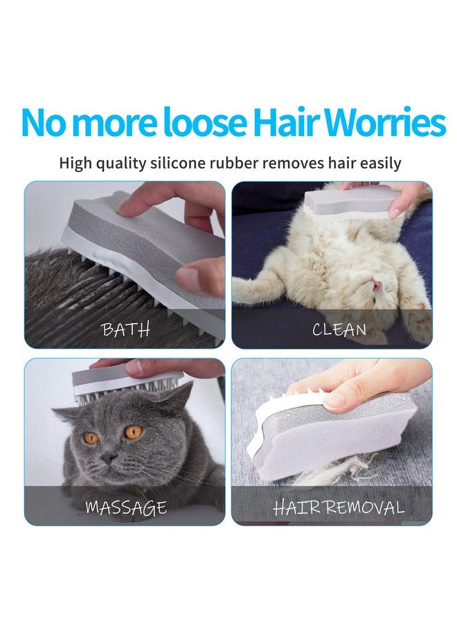 Mooncat Cat Grooming Brush - For Shedding, Long or Short Haired Cats, Removes Mats, Tangles, and Loose Fur - Massage Comb for Indoor Kittens - Image 2