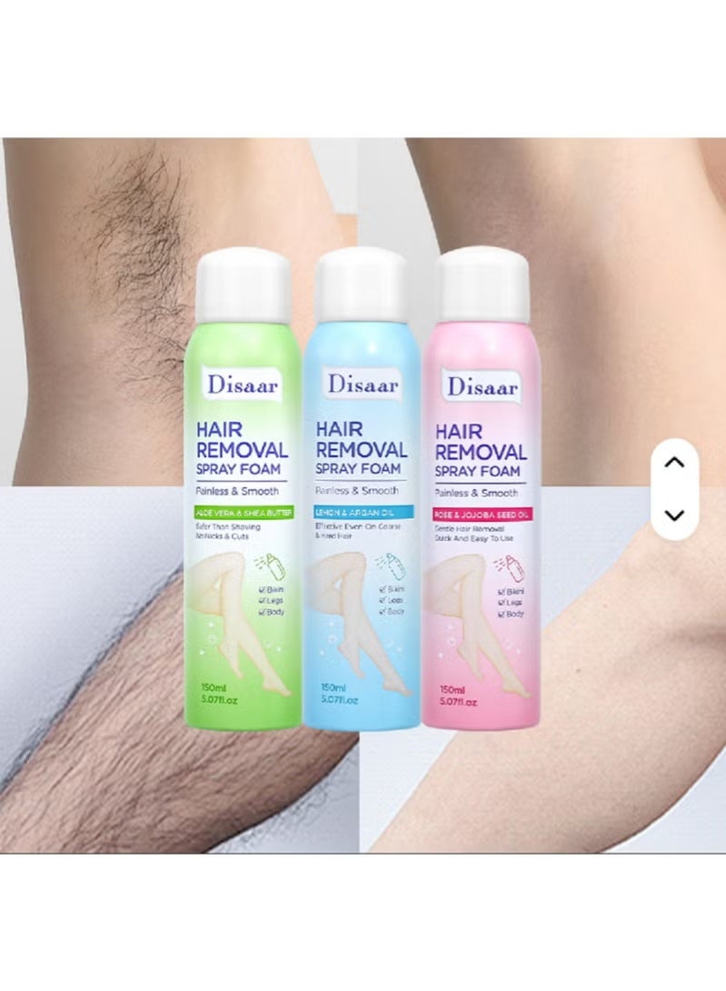 ديسار رغوة بخاخ إزالة الشعر من ديسار بزيت الورد والجوجوبا - Image 4