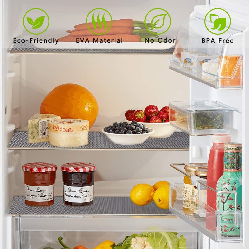 HooTown Kitchen Shelf Liner Drawer Liners, Non-Adhesive Refrigerator Liners Waterproof Fridge Mats With Strong Durable Kitchen Cabinets Mat For Drawers, Shelves, Pantry - Image 5