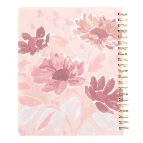 russell+hazel 2025-2026 Weekly Planner, Spiral Bound Blush Floral with Gold Foil Details, 9.1" x 11.2", July 2025 - June 2026, Features 15 Monthly Spreads, 1-Count - Image 5