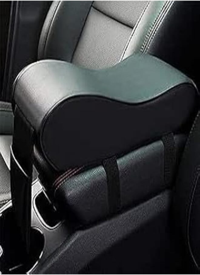 UShop - USHOP Car Armrest Cushion, Memory Foam Car Armrest Pad..Center Console Armrest Cushion with Phone Holder and Storage Bag Fit for Most Cars, Black by Mipowall - Image 1