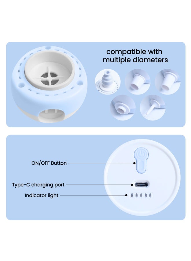 FEELSO Portable Electric Vacuum Pump for Travel, USB Rechargeable Air Pump for Clothes - Image 3