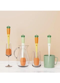 Spaceshoop 3-in-1 Detachable Carrot Cup Brush, Long Handle Bottle and Teat Cleaning Brush  - Image 3
