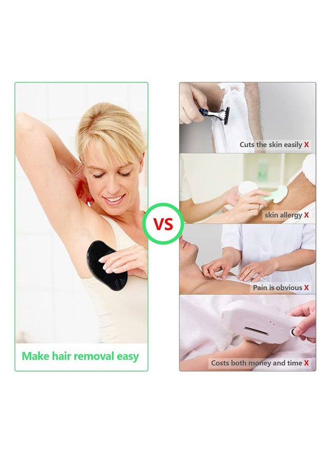 NATURE NATION - Crystal Hair Eraser for Women and Men, Magic Hair Eraser Crystal Hair Remover, Painless Exfoliation Hair Removal Tool for Arms Legs Back - Image 1