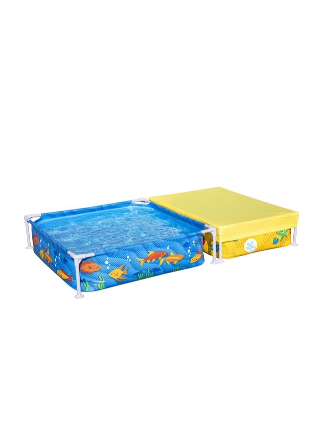Bestway Frame Pool And Sandpit, 2.13m x 1.22m x 30.5cm  - Image 5