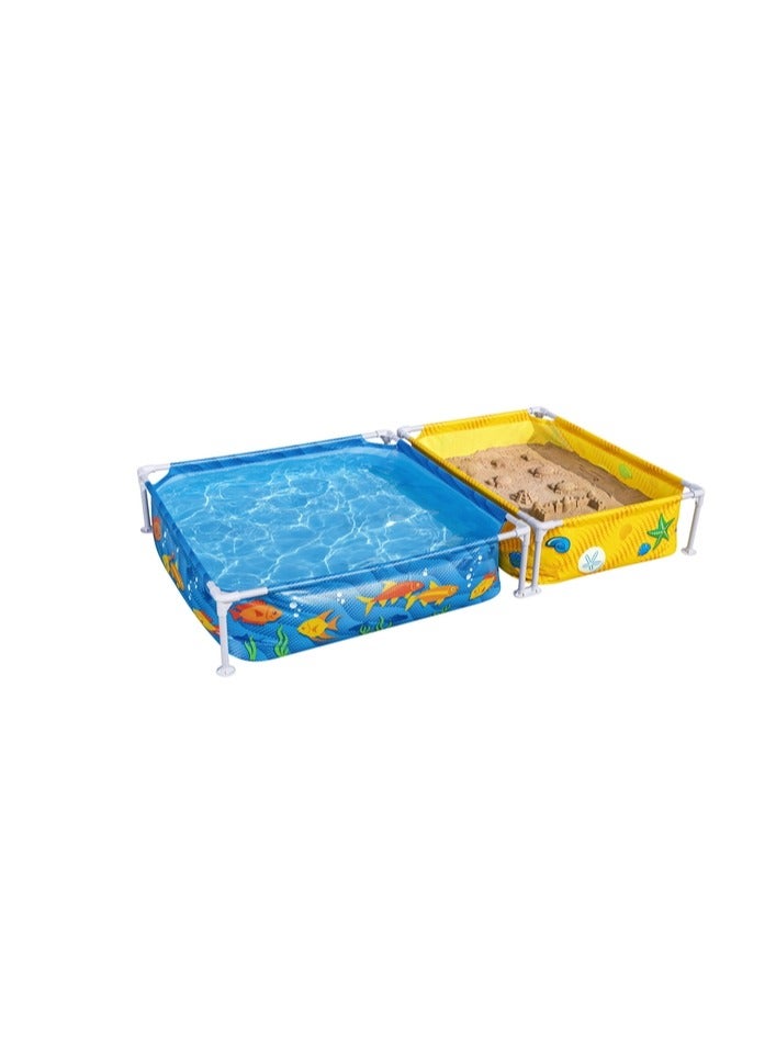 Bestway Frame Pool And Sandpit, 2.13m x 1.22m x 30.5cm  - Image 4