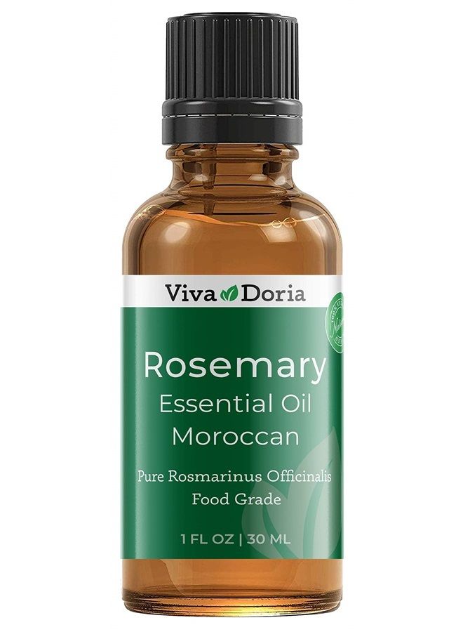 Viva Doria زيت إكليل الجبل المغربي النقي 100%، غير مخفف، درجة غذائية، 30 مل (1 أونصة سائلة)