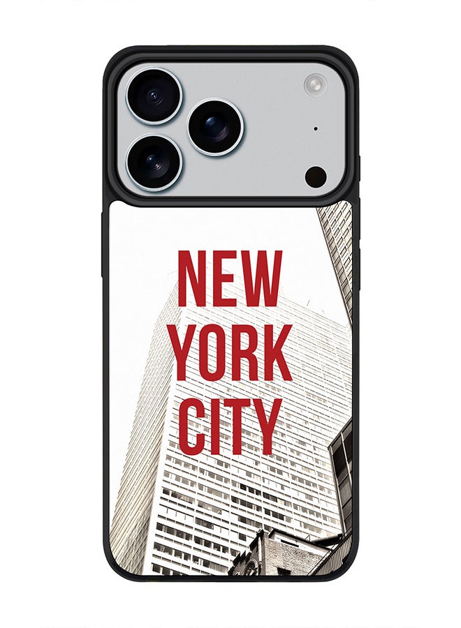Stylizedd iPhone 17 Pro Case, [Compatible with MagSafe] Slim Magnetic cover Phone Case iPhone 17 Pro -New York - Skyscraper - Image 1