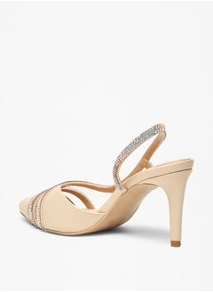 Celeste Women's Embellished Slip-On Sandals with Stiletto Heels  - Image 3