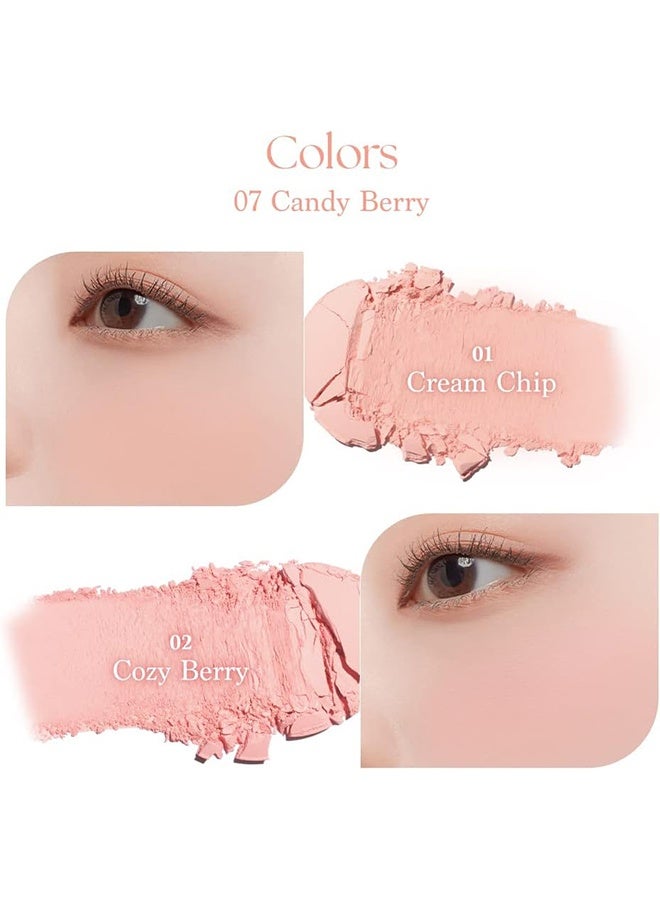 DASIQUE Blending Mood Cheek, 4 Blendable Shades in Lightweight Smooth Powder, 4 Colour Blush Palette, Vegan, 16.8g (07 Candy Berry) - Image 4