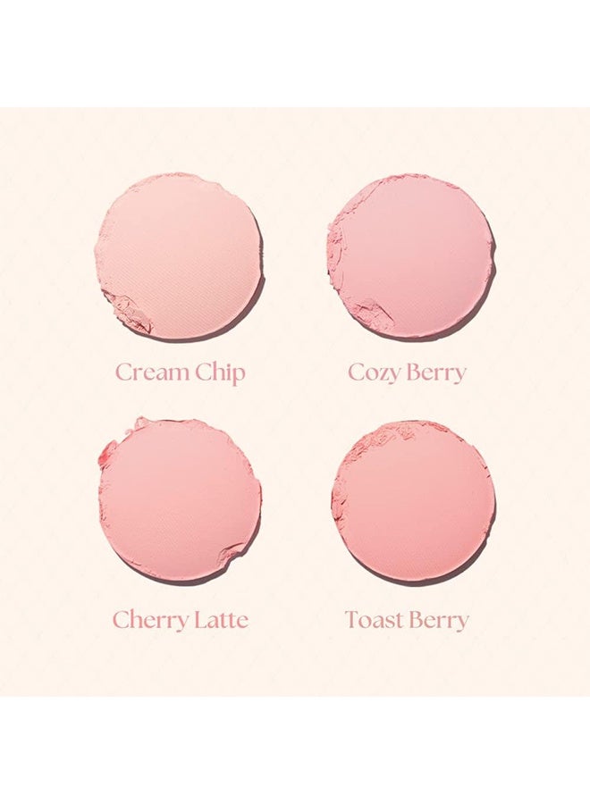 DASIQUE Blending Mood Cheek, 4 Blendable Shades in Lightweight Smooth Powder, 4 Colour Blush Palette, Vegan, 16.8g (07 Candy Berry) - Image 3