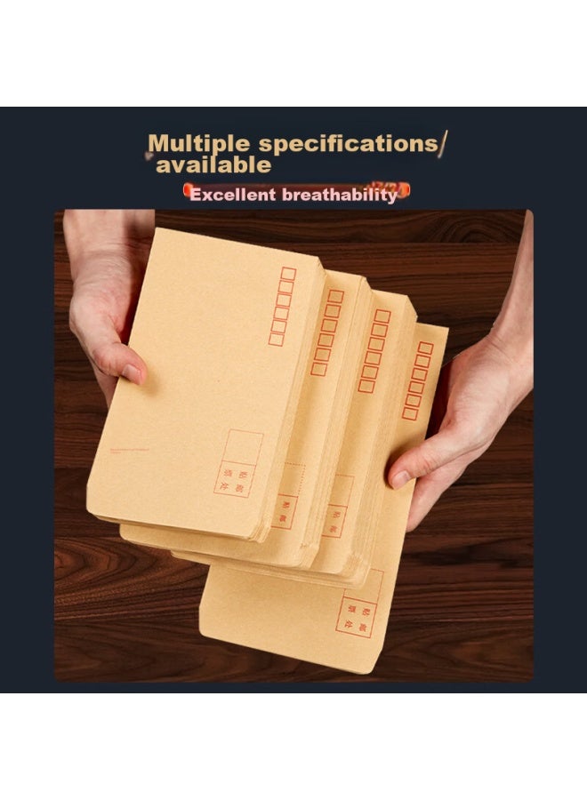Kingdee 50 Sheets No.1 Kraft Paper Envelopes 162*100mm Cash Envelopes Invoice Payroll Envelopes Bcbq11-1 - Image 5