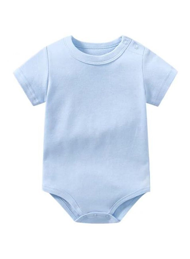 Funny Bunny (6) Basic Half Sleeves Snap Closure Bodysuit - Image 3