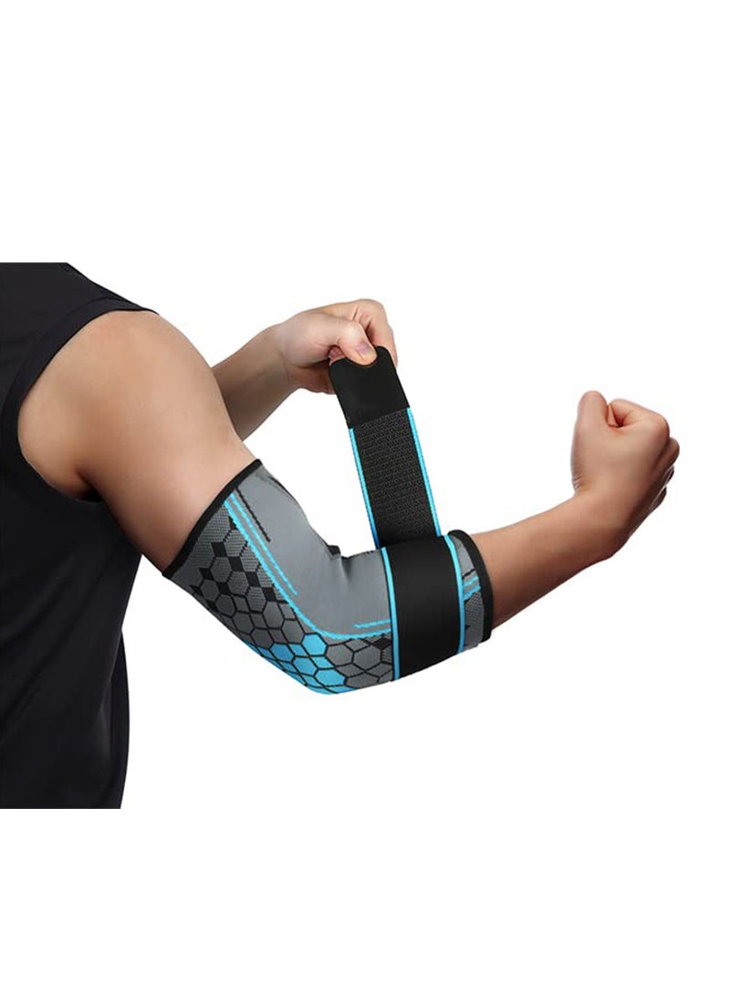 Excefore Elbow Brace, Tennis Elbow Support Brace with Compression Strap for Men and Women, Arm Support Sleeve for Golfers Elbow, Weightlifting, Tendonitis, Joint Pain Relief, Sports - Image 1