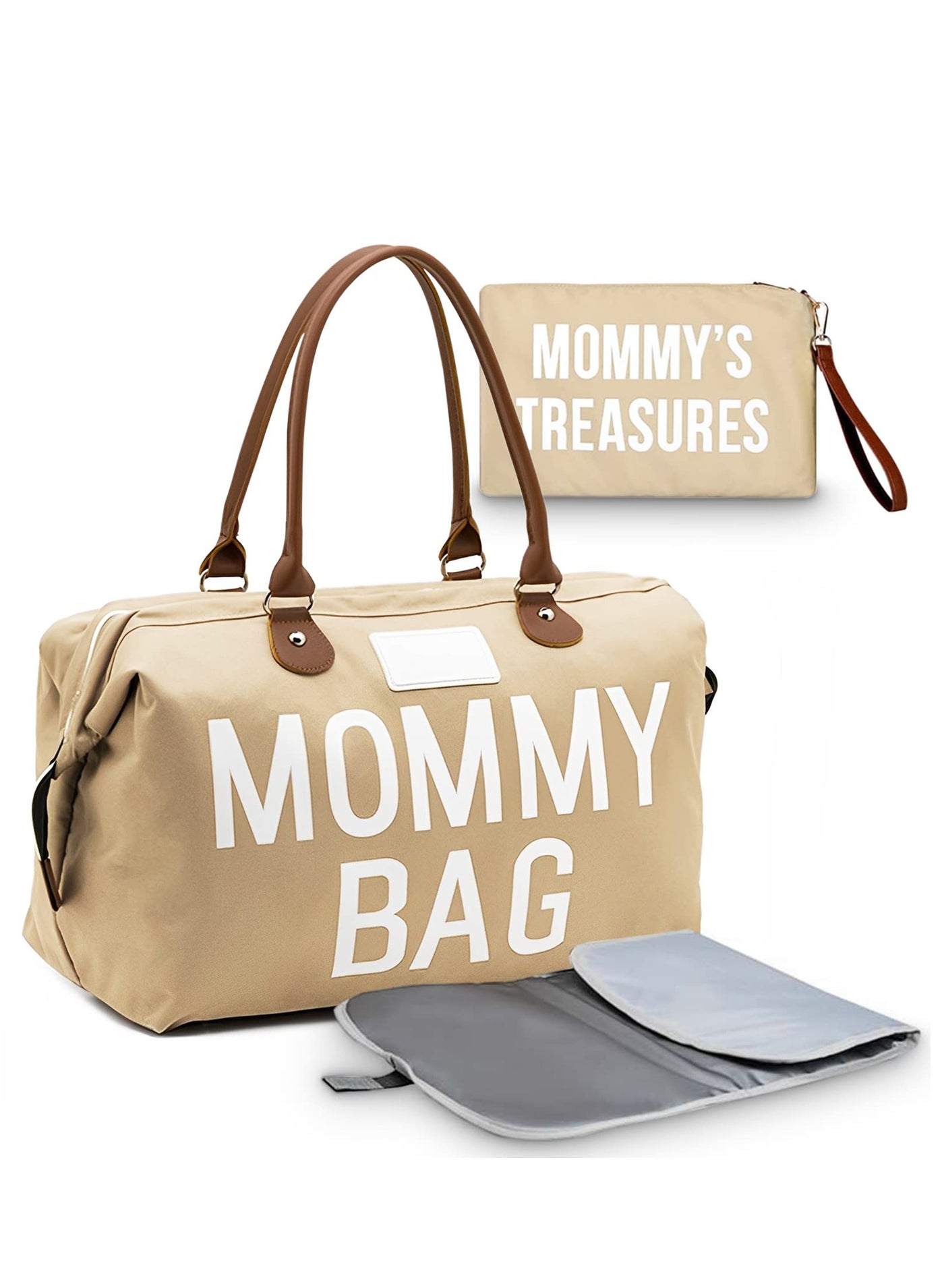 DOOKOO Baby Diaper Bag, Mommy Bag for Hospital Delivery and Maternity, Multifunction Large Travel Diaper Tote for Boys and Girls