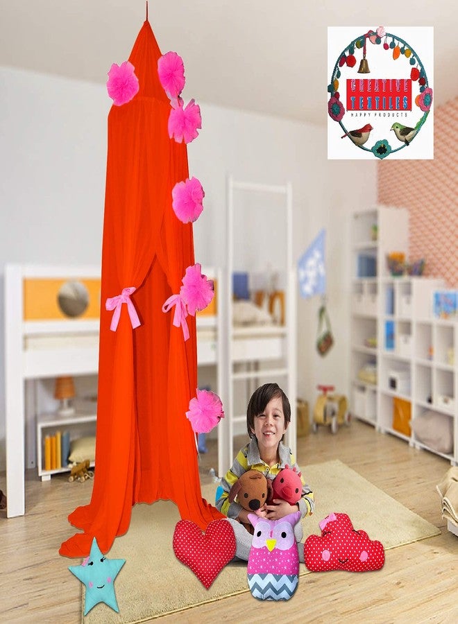 Creative Textiles Cotton Canopy (Orange) - Image 2