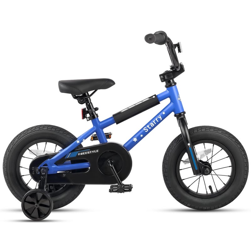 cubsala 12 Inch Kids Bike for 1 2 3 4 Years Old Boys Girls Beiginner Toddlers Riders BMX Style Bicycle with Training Wheels Coaster Brake, Blue - Image 2