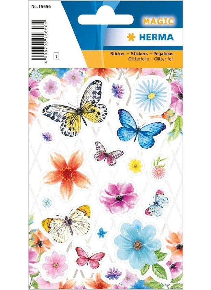 Herma Magic Flowers And Butterflies Sticker 15656 