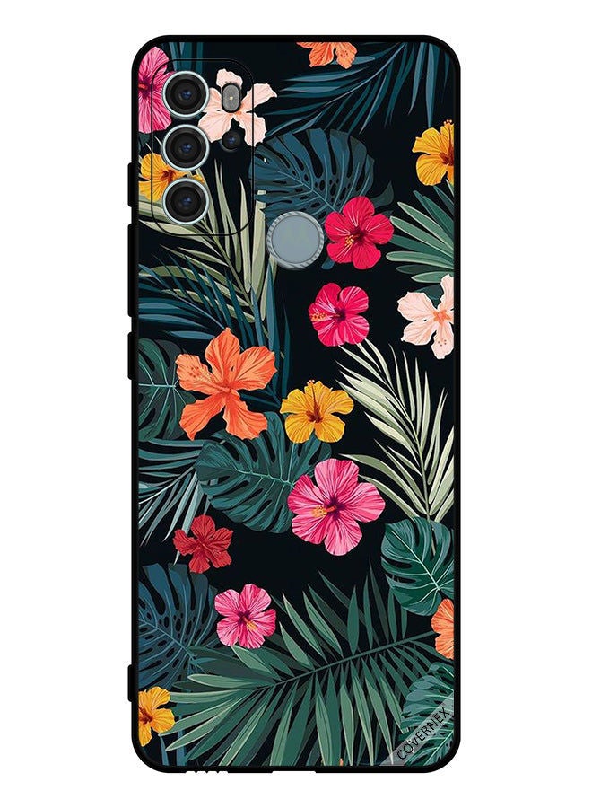 Covernex Protective Case Cover For Motorola Moto G60S Multi Color Flowers And Feathers - Image 1