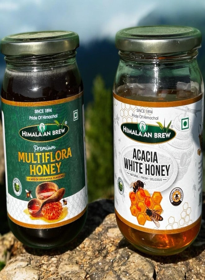 Himalayan Brew عسل أبيض من أكاسيا عالي الارتفاع من هيمالايا برو (عسل هيمالايا نقي) - Image 2