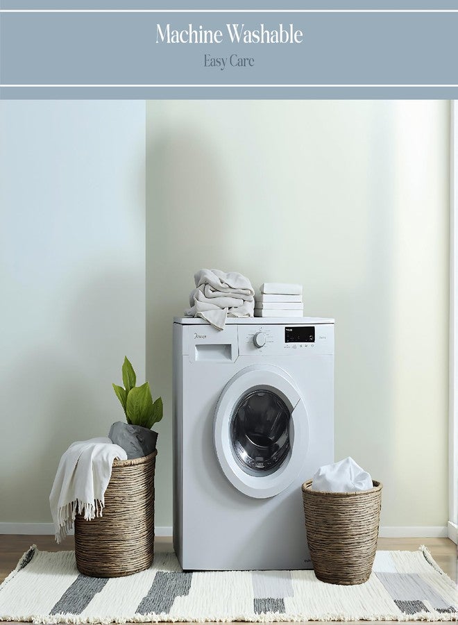 ROYALE LINENS لحاف رويال لينين القابل للعكس - إدخال لحاف توين XL - لحاف مخدد ناعم لجميع الفصول مع 8 علامات زاوية - لحاف بديل للريش - إدخال لحاف (شوكولاتة/رمل، توين XL 68"x92") - Image 5