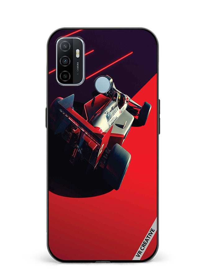 Protective Case Cover For Oppo A53 Mclaren Racing Limited Design Multicolour