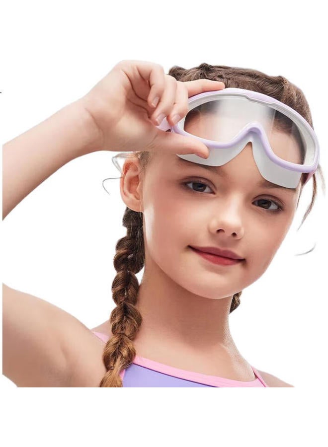 ZOKE Kids Large Frame Clear Lens Swim Goggles High Definition Anti-Fog Waterproof Professional Swimming Goggles 619502106-11 - Image 2