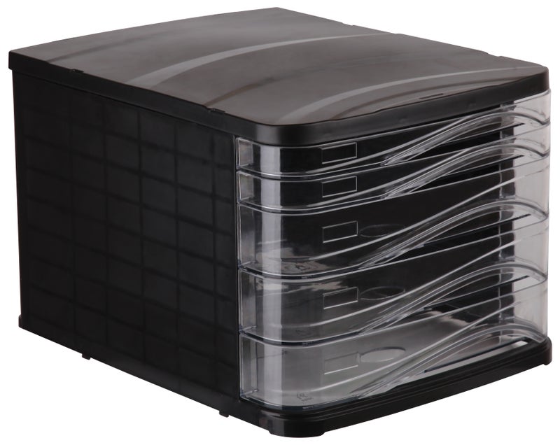 Ark Drawer Unit 5 Drawers Black Model 4445