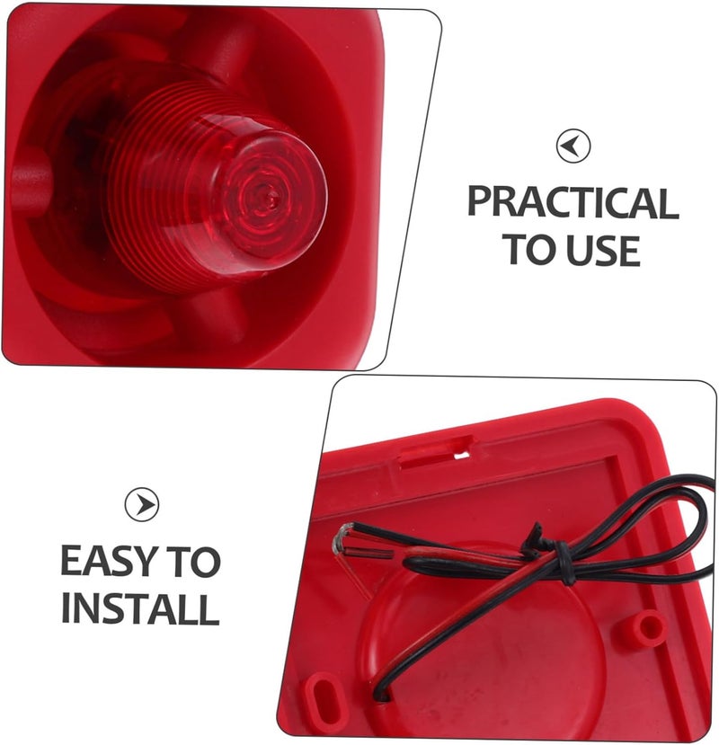 Healifty DC12V-24V Sound and Light Alarm System Loud Siren with Flashing Light for Indoor and Outdoor Safety Emergency Warning for Warehouses Factories and Offices - Image 3