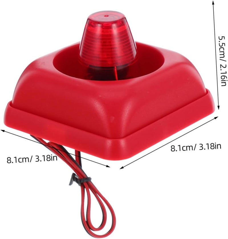 Healifty DC12V-24V Sound and Light Alarm System Loud Siren with Flashing Light for Indoor and Outdoor Safety Emergency Warning for Warehouses Factories and Offices - Image 2