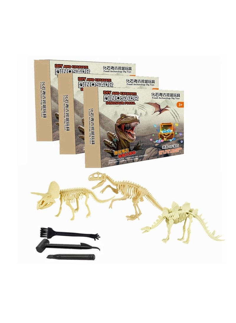 Cool Baby Kids Dinosaur Digging Kit, Dinosaur Fossil Digging Kit Jurassic Park Toy Boy Toys 6-12 Years Old, DIY Science Kit Educational Toys for Kids - Image 1