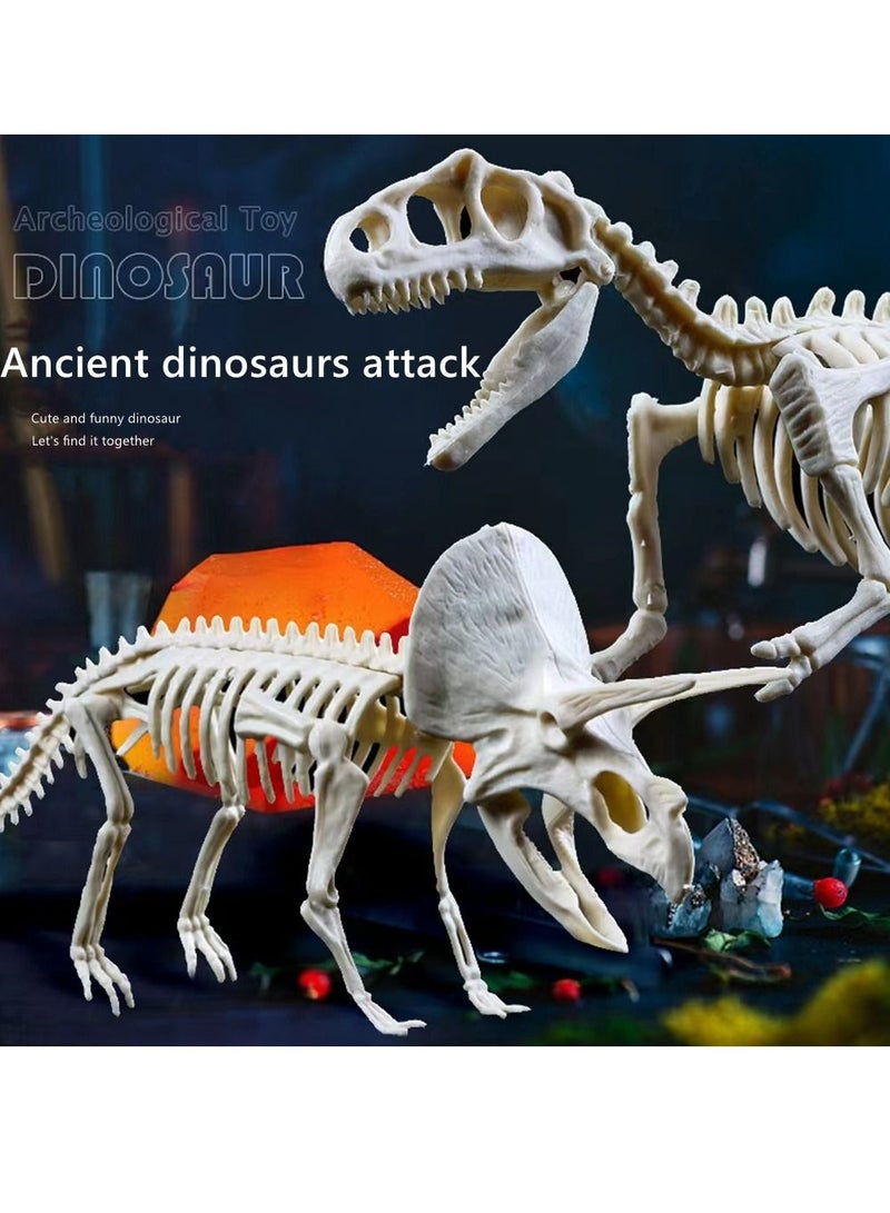 Cool Baby Kids Dinosaur Digging Kit, Dinosaur Fossil Digging Kit Jurassic Park Toy Boy Toys 6-12 Years Old, DIY Science Kit Educational Toys for Kids - Image 5