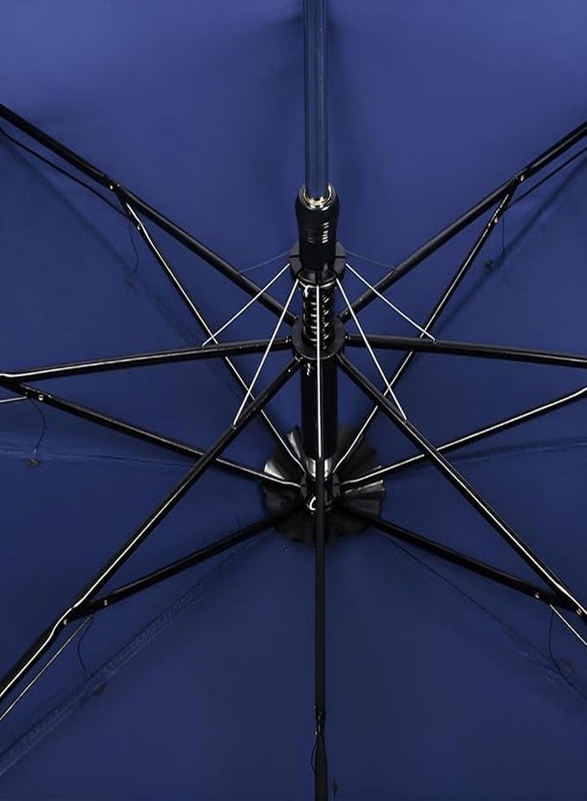 NILKANTH Auto Open Windproof Umbrella Compact Travel Folding Umbrella with EVA Soft Grip Strong Anti-Flip Design Lightweight for Men & Women (Blue) - Image 4