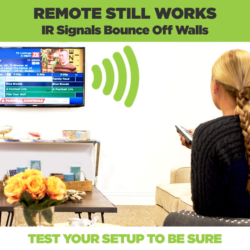 HIDEit Mounts Uni-XS Mount - Patented in 2018, Made from Steel Adjustable Extra Small Device, Hide Your Cable TV Box, Modems, Satellite Receivers, Streaming Media Devices and More - Image 4